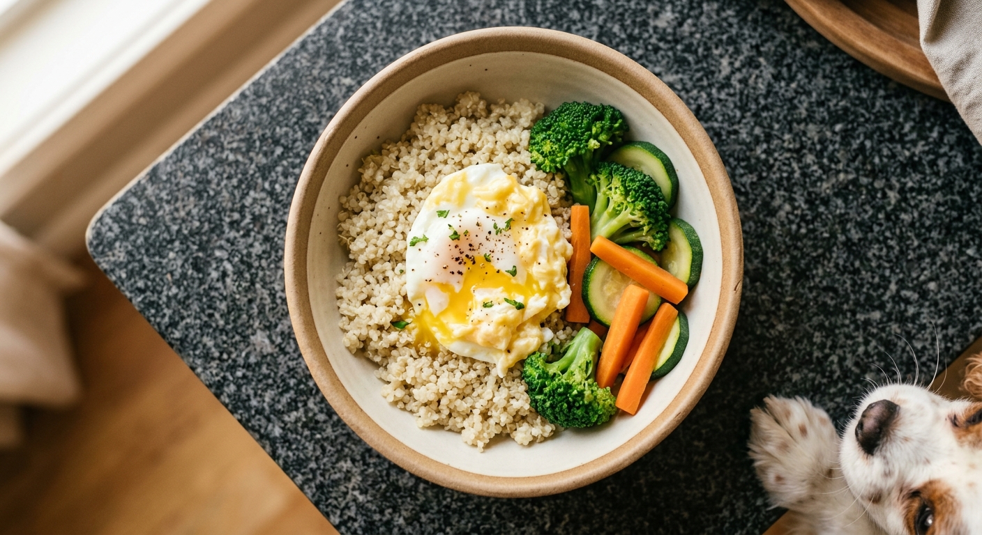 Sunny Egg Quinoa Bowl